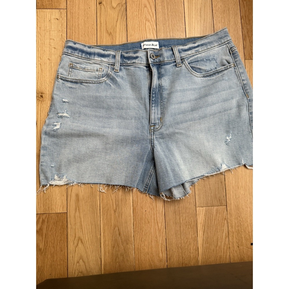 Studio Blue Distressed Denim Cut-Off Shorts, Size‎ 31 (Size 14)